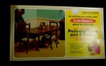 pedestal table chairs kit